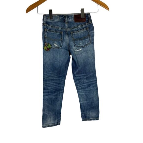 Polo Ralph Lauren Vintage Boyfriend Skinny Jeans Girls Sz 5 - Picture 15 of 15